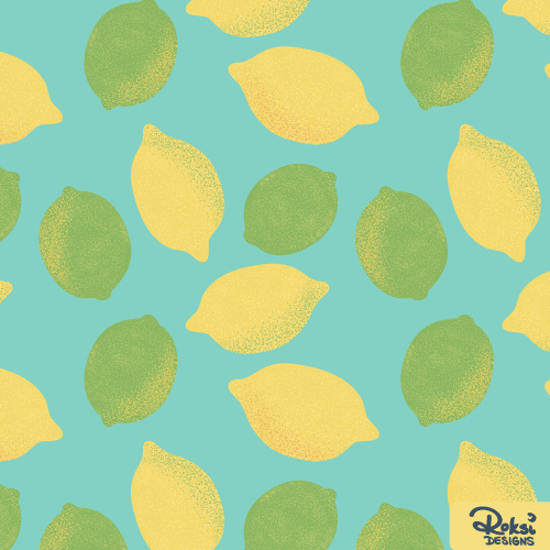 lemon and lime pattern